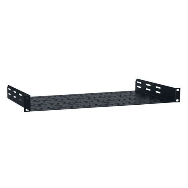 Lowell 1U Rackmount Shelf with Multi-Hole Slot Pattern USM-110